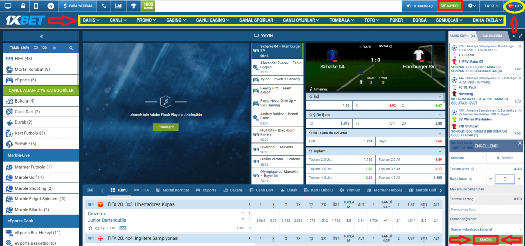 1xbet Tanıtım kodu vitrine