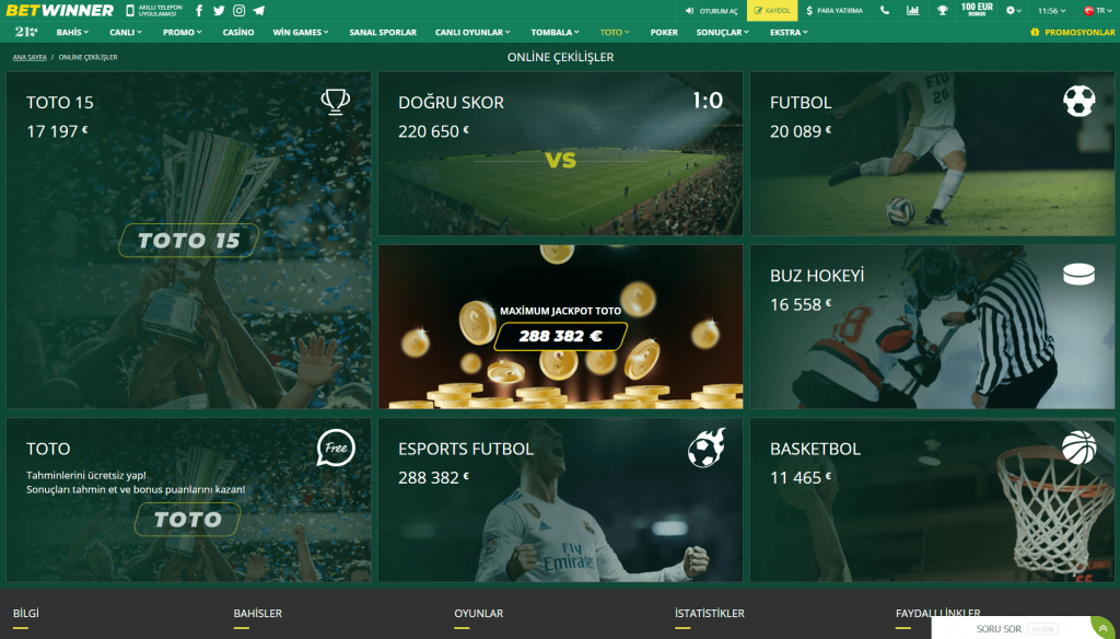Betwinner giriş sorunu