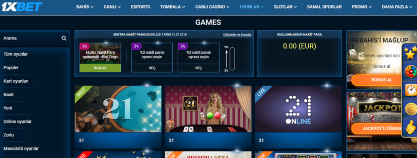 1xBet Lübnan live